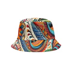 Madhubani Art A Bucket Hat (kids) by BellaVistaTshirt02