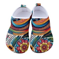 Madhubani Art A Kids  Sock-style Water Shoes by BellaVistaTshirt02