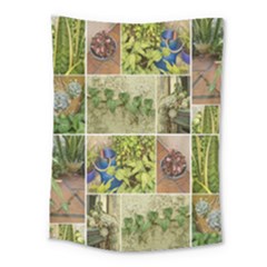 Garden Sanctuary Photo Collage Print Medium Tapestry by dflcprintsclothing