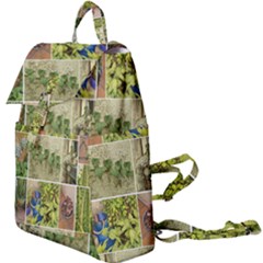 Garden Sanctuary Photo Collage Print Buckle Everyday Backpack by dflcprintsclothing