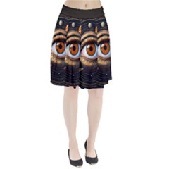 Eye Of The Universe (ai) Pleated Skirt by dflcprintsclothing