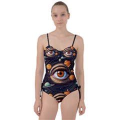 Eye Of The Universe (ai) Sweetheart Tankini Set by dflcprintsclothing