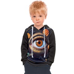 Eye Of The Universe (ai) Kids  Overhead Hoodie by dflcprintsclothing