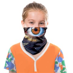 Eye Of The Universe (ai) Face Covering Bandana (kids) by dflcprintsclothing