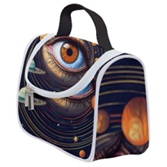 Eye Of The Universe (ai) Satchel Handbag by dflcprintsclothing