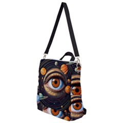 Eye Of The Universe (ai) Crossbody Backpack by dflcprintsclothing