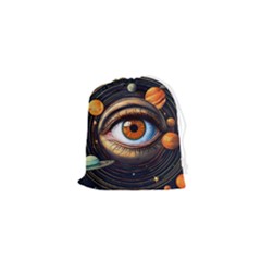 Eye Of The Universe (ai) Drawstring Pouch (xs) by dflcprintsclothing