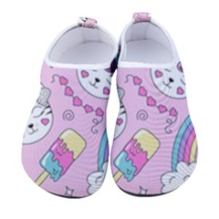 Beautiful Cute Animals Pattern Pink Women s Sock-style Water Shoes by Grandong