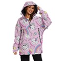 Beautiful Cute Animals Pattern Pink Women s Ski and Snowboard Waterproof Breathable Jacket View1