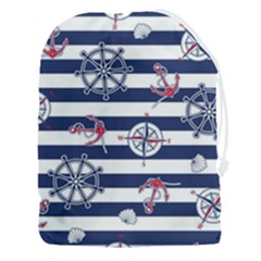 Seamless Marine Pattern Drawstring Pouch (3xl)