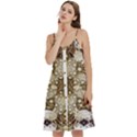 Opulent Essence Print Women s Spaghetti Strap Pullover Cami Dress View2