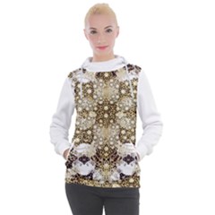 Opulent Essence Print Women s Hooded Pullover