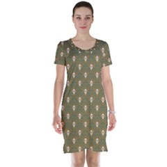 Camping Is Fun! Short Sleeve Nightdress by GeekLover