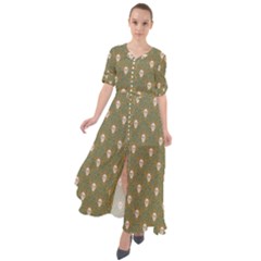 Camping Is Fun! Waist Tie Boho Maxi Dress by GeekLover