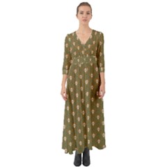 Camping Is Fun! Button Up Boho Maxi Dress by GeekLover