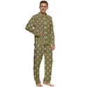 Camping Is Fun! Men s Long Sleeve Velvet Pocket Pajamas Set View2