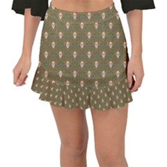 Camping Is Fun! Fishtail Mini Chiffon Skirt by GeekLover