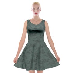 Hide And Seek Champ Velvet Skater Dress