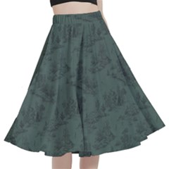 Hide And Seek Champ A-line Full Circle Midi Skirt With Pocket by GeekLover