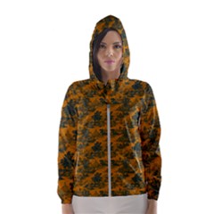 Beware The Slenderman Women s Hooded Windbreaker