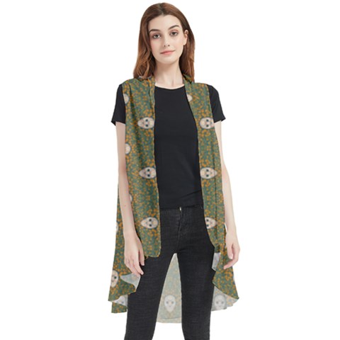 Camping Is Fun! Sleeveless Chiffon Waistcoat Shirt by GeekLover