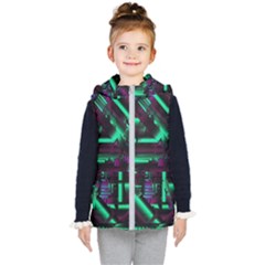 Beamed Kids  Hooded Puffer Vest