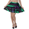 Beamed Velvet Skater Skirt View1