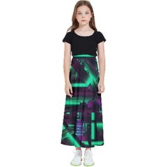 Beamed Kids  Flared Maxi Skirt by MRNStudios