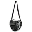 Timeless Shores, Las grutas beach, Rio negro, Argentina Heart Shoulder Bag View1