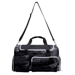 Timeless Shores, Las Grutas Beach, Rio Negro, Argentina Sports Gym Duffle Bag With Shoe Compartment by dflcprintsclothing