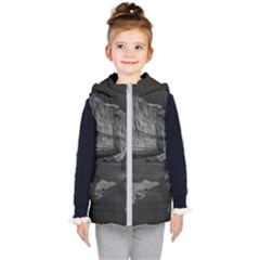 Timeless Shores, Las Grutas Beach, Rio Negro, Argentina Kids  Hooded Puffer Vest