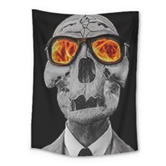 Gothic Elegance, Ironic Dark Art (ai) Medium Tapestry by dflcprintsclothing