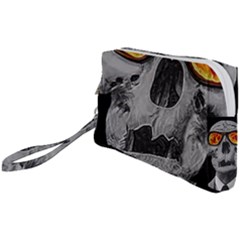 Gothic Elegance, Ironic Dark Art (ai) Wristlet Pouch Bag (small) by dflcprintsclothing