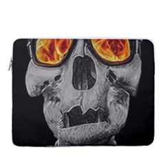 Gothic Elegance, Ironic Dark Art (ai) 15  Vertical Laptop Sleeve Case With Pocket by dflcprintsclothing