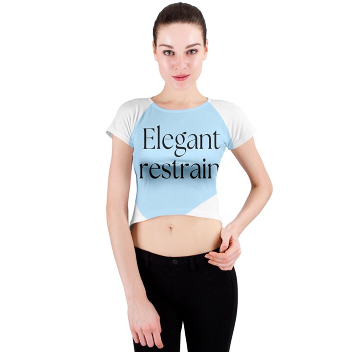 Elegant Restraint 20240825 172511 0000 Crew Neck Crop Top