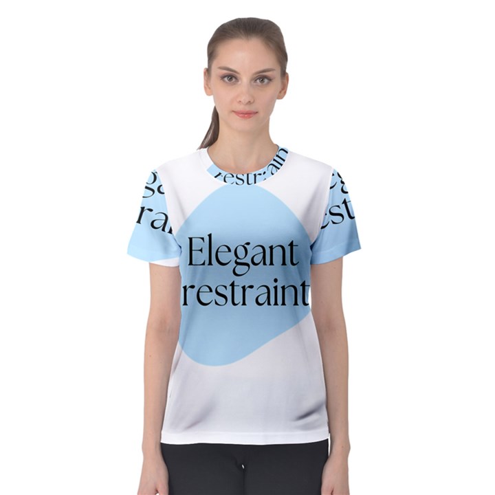 Elegant Restraint 20240825 172511 0000 Women s Sport Mesh T-Shirt