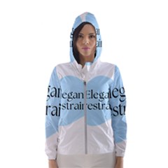 Elegant Restraint 20240825 172511 0000 Women s Hooded Windbreaker by deewansh