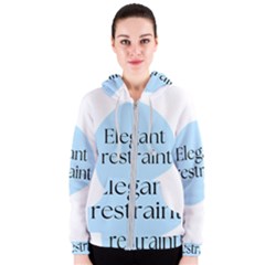 Elegant Restraint 20240825 172511 0000 Women s Zipper Hoodie