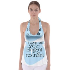 Elegant Restraint 20240825 172511 0000 Tie Back Tankini Top