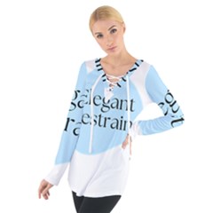 Elegant Restraint 20240825 172511 0000 Tie Up T-Shirt