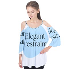 Elegant Restraint 20240825 172511 0000 Flutter Sleeve T-Shirt