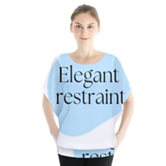 Elegant Restraint 20240825 172511 0000 Batwing Chiffon Blouse