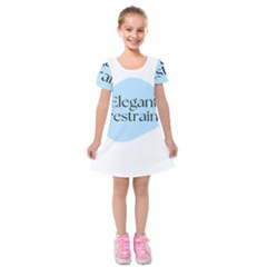 Elegant Restraint 20240825 172511 0000 Kids  Short Sleeve Velvet Dress by deewansh