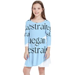 Elegant Restraint 20240825 172511 0000 Kids  Quarter Sleeve Skater Dress