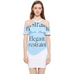 Elegant Restraint 20240825 172511 0000 Shoulder Frill Bodycon Summer Dress