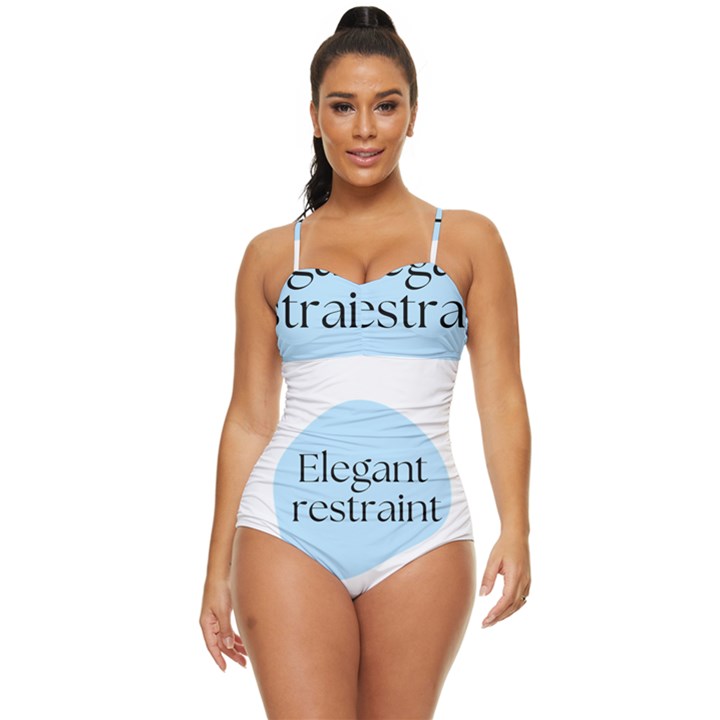 Elegant Restraint 20240825 172511 0000 Retro Full Coverage Swimsuit