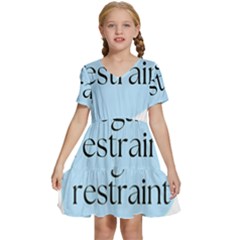 Elegant Restraint 20240825 172511 0000 Kids  Short Sleeve Tiered Mini Dress by deewansh