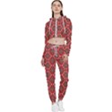 Illustrations Ajrak Abstract Design Pattern Cropped Zip Up Lounge Set View1