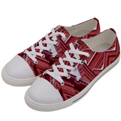 Monument State History Museum Building Women s Low Top Canvas Sneakers by Apenda