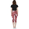 Monument State History Museum Building Inside Out Lightweight Velour Capri Leggings  View2